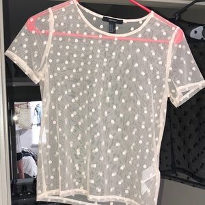 Ivory crop top